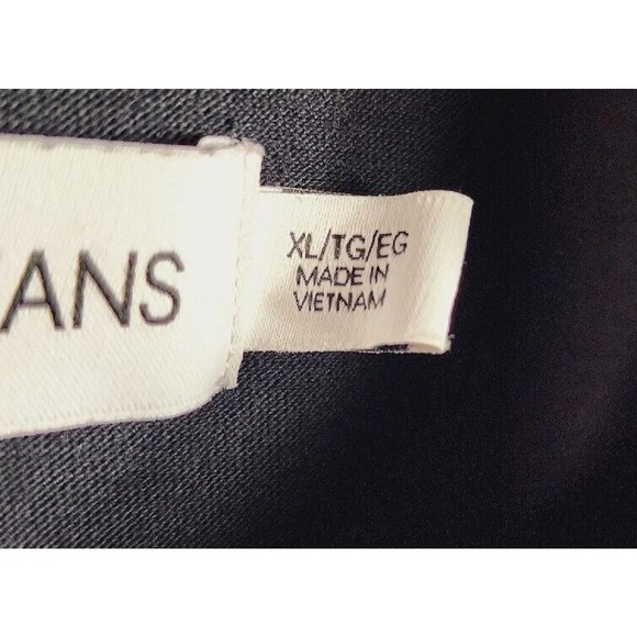 Vintage 90s Y2K Calvin Klein CK logo polo Shirt Top black XL Designer Classic - Picture 7 of 7